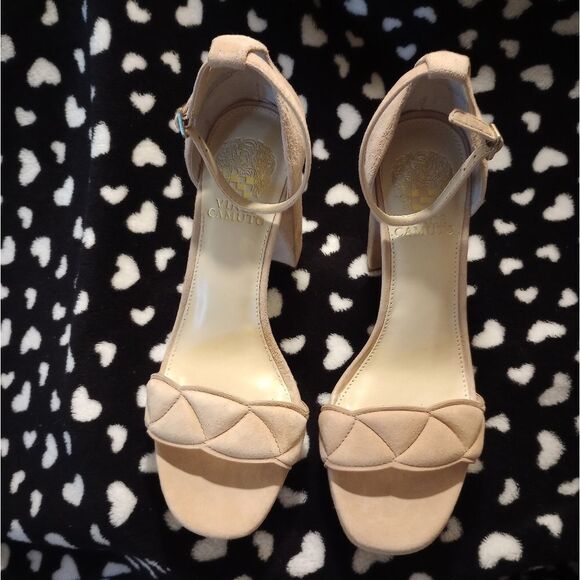 🆕👠Vince Camuto Mahgs Block Heeled Sandals - Picture 4 of 11